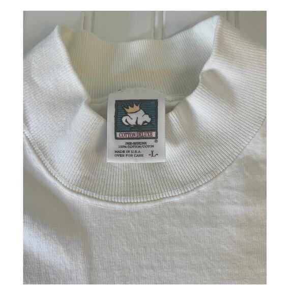 Vintage 90's 1995 Kokopelli T Shirt Mock Neck - Size Men's Large - Picture 6 of 10